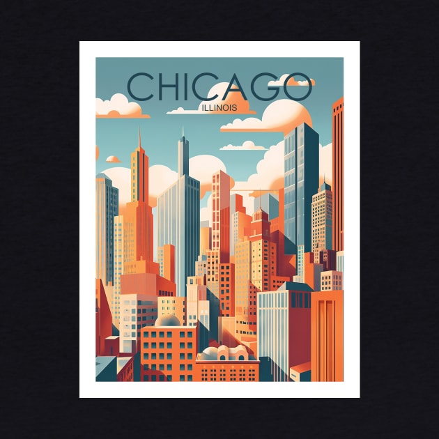 CHICAGO by MarkedArtPrints